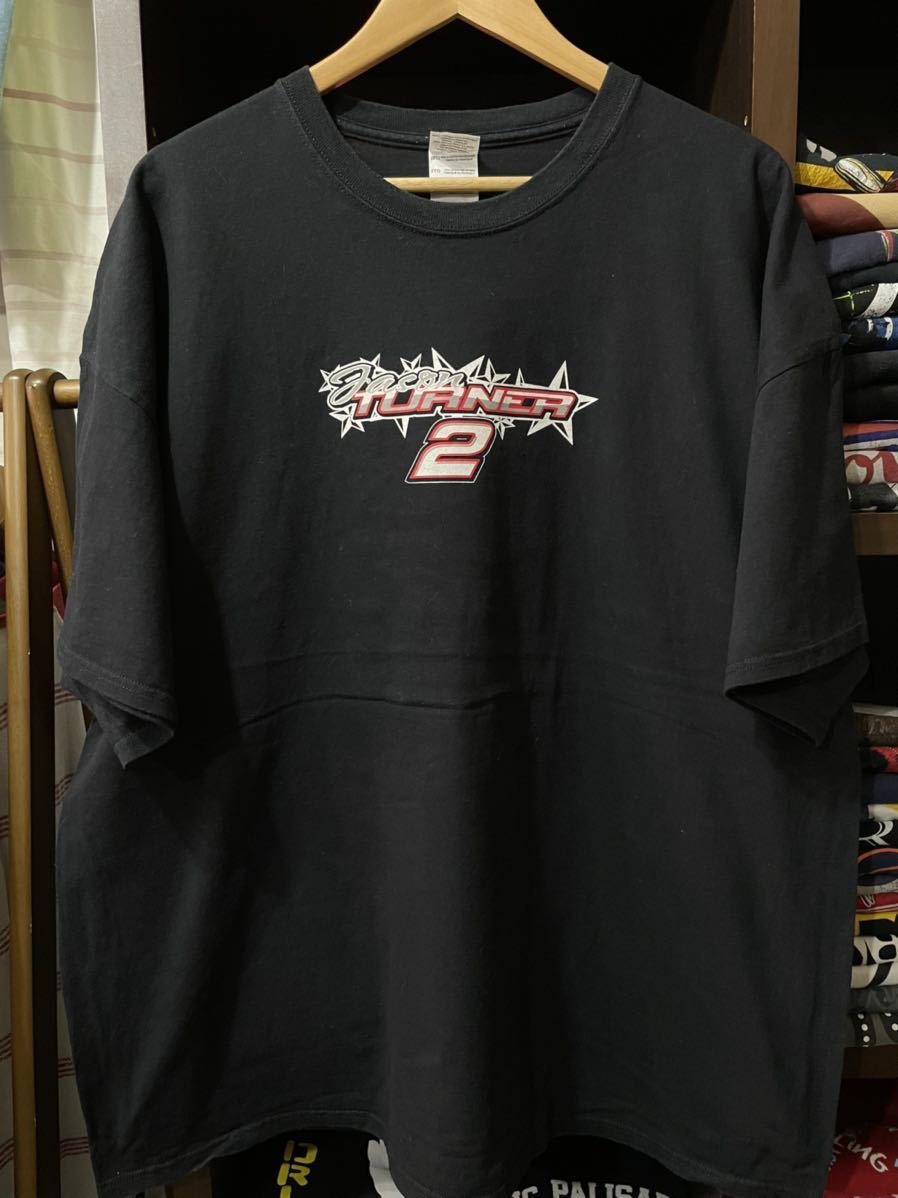 ★USA古着　英字プリント　バックプリント　Ｔシャツ 黒　BLACK GILDAN 2XL 大きいサイズ