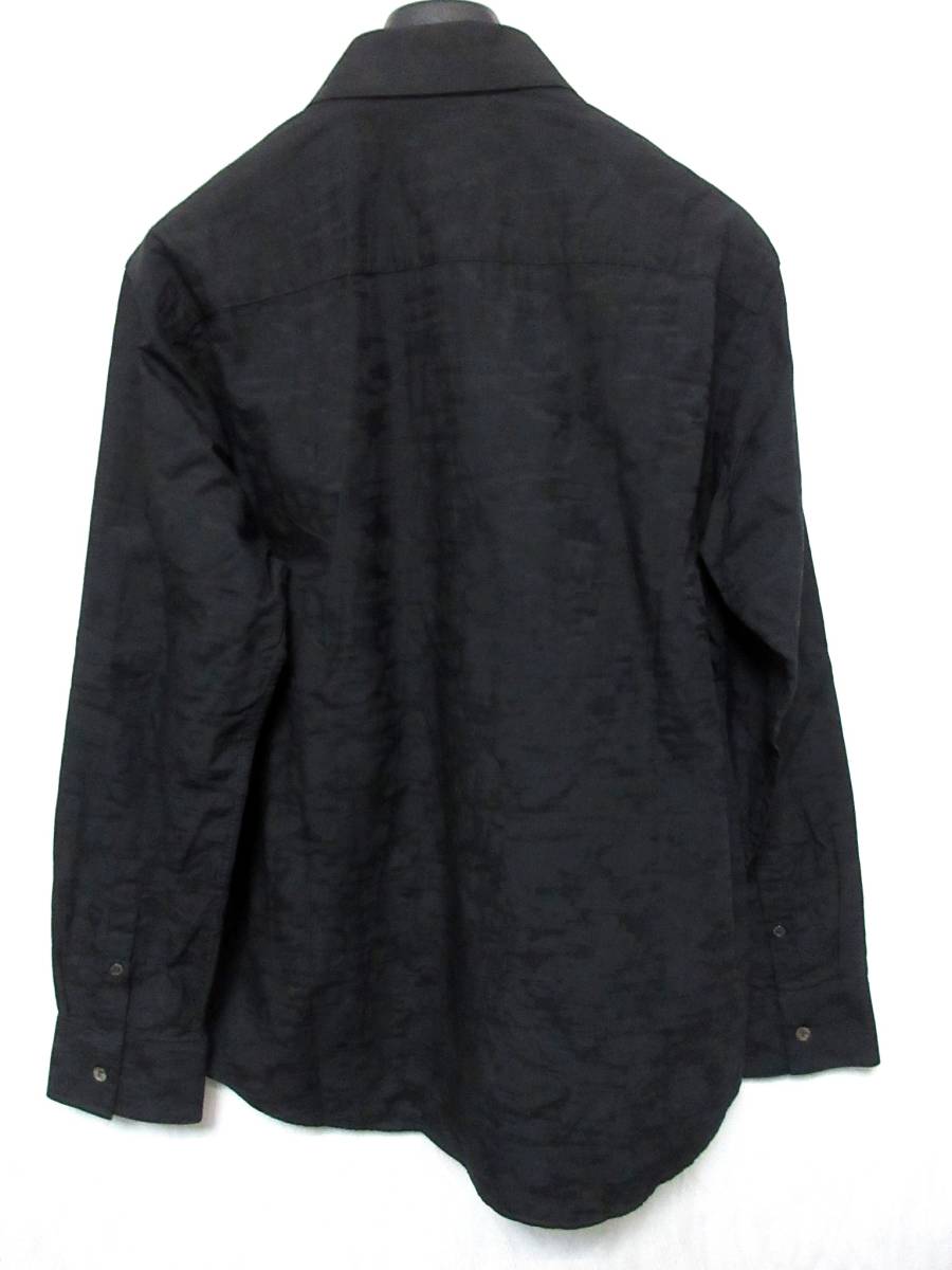  Calvin Klein ck Calvin Klein ground pattern long sleeve shirt black black M yg1257