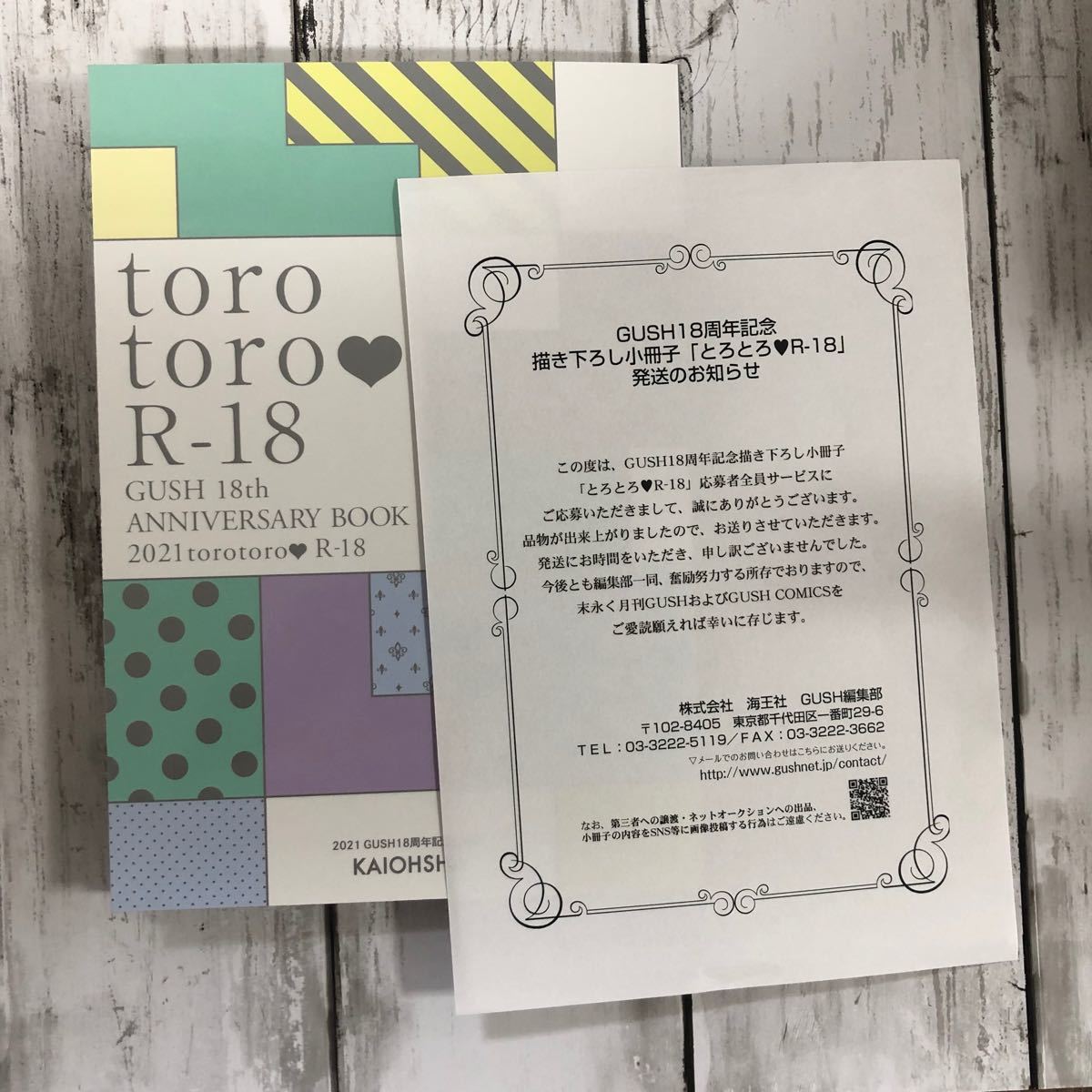 GUSH 19周年記念小冊子 2022「Eros Climax 19」 女性漫画
