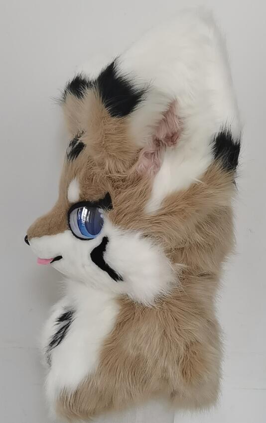☆新作 ハンドメイド オリジナル 自作 狐 獣ファーヘッド 可愛い ☆新作 ハンドメイド オリジナル 自作 狐 獣ファーヘッド 可愛い
