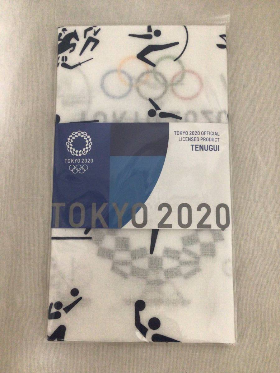 東京 2020 オリンピック スポーツ ピクトグラム 全競技 手ぬぐい 約W349×H900mm 手拭い 送120_画像1