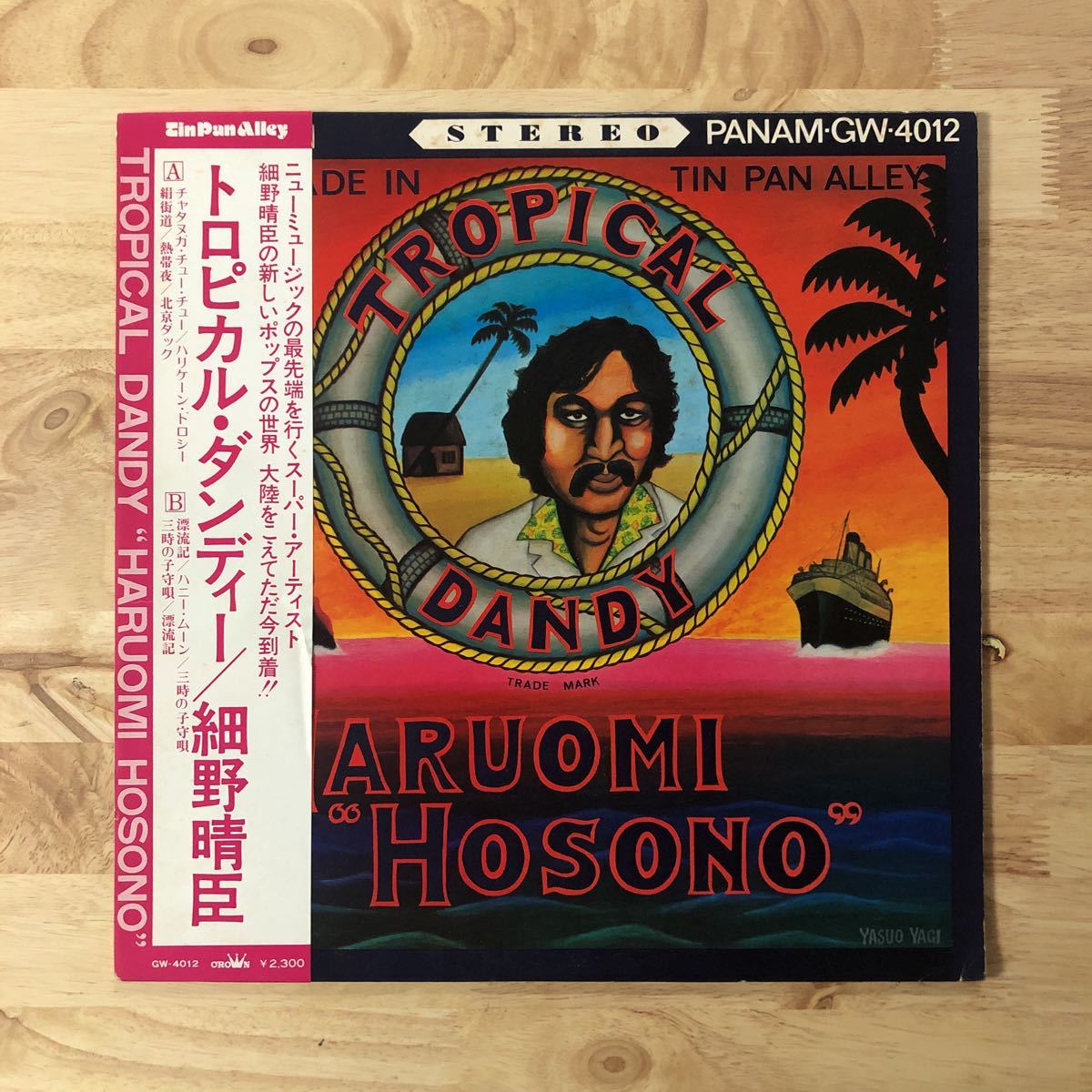 Yahoo!オークション - LP 細野晴臣/TROPICAL DANDY トロピカル・