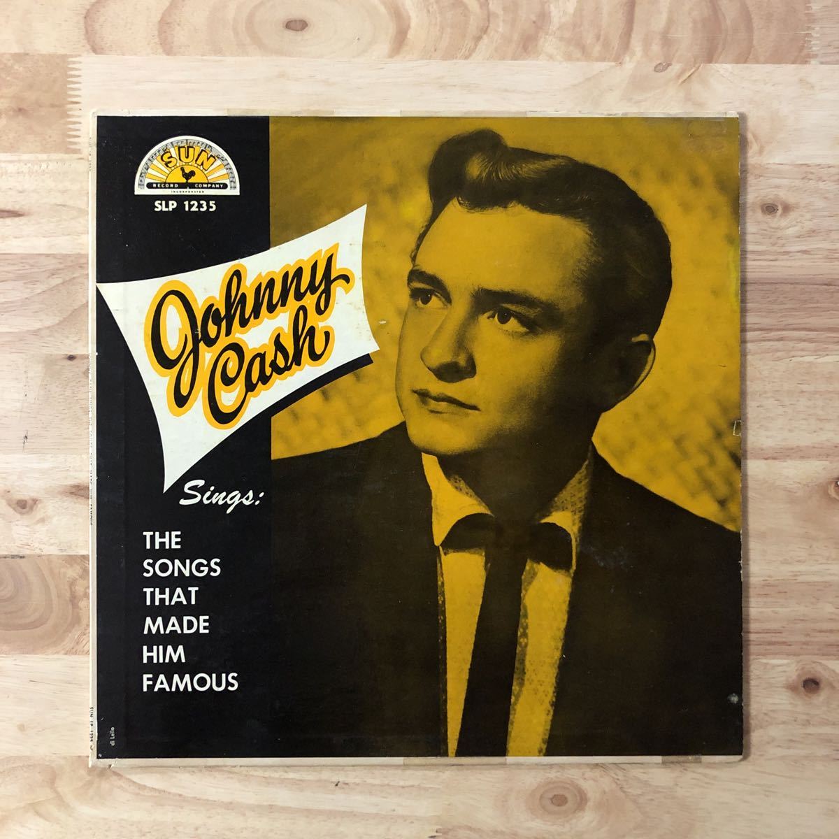 LP JOHNNY CASH/SINGS THE SONGS THAT MADE HIM FAMOUS[USオリジナル:MONO:初年度'58PRESS:200gram重量盤:MAT SU - 125 - L.P. Sheldon]_画像1