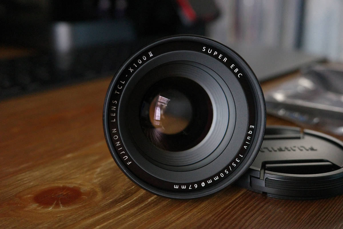 実物 OREGAIRU工房FUJIFILM X100用テレコンバージョンレンズ ブラック