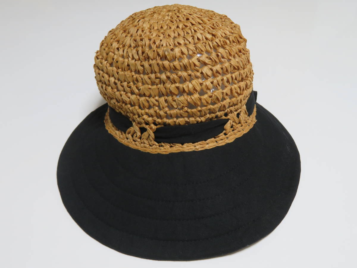 【送料無料】全日本帽子協会 天然素材 綿 お洒落な編み込みデザイン メンズ レディース スポーツキャップ ハット 帽子 1個_画像1