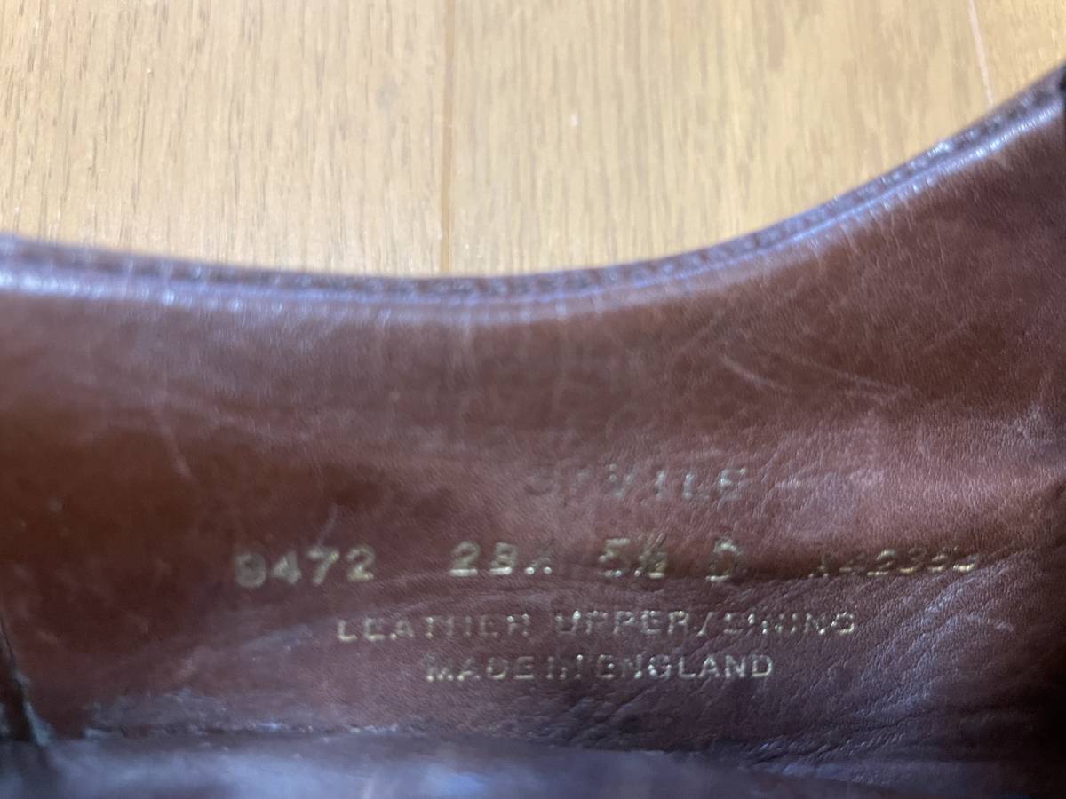 クロケットアンドジョーンズ Crockett&Jones SAVILE 5.5D-