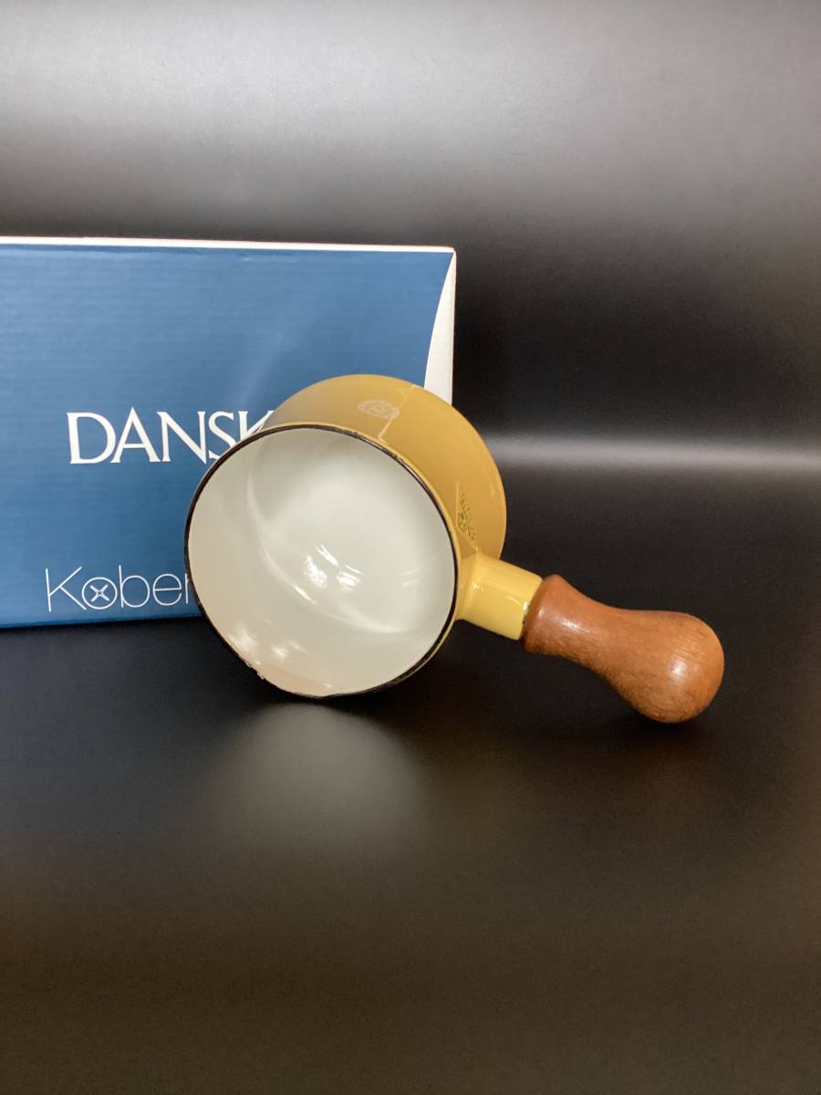 【未使用】新品　DANSK　ダンスク　バターウォーマー　片手鍋　ミルクパン　イエロー