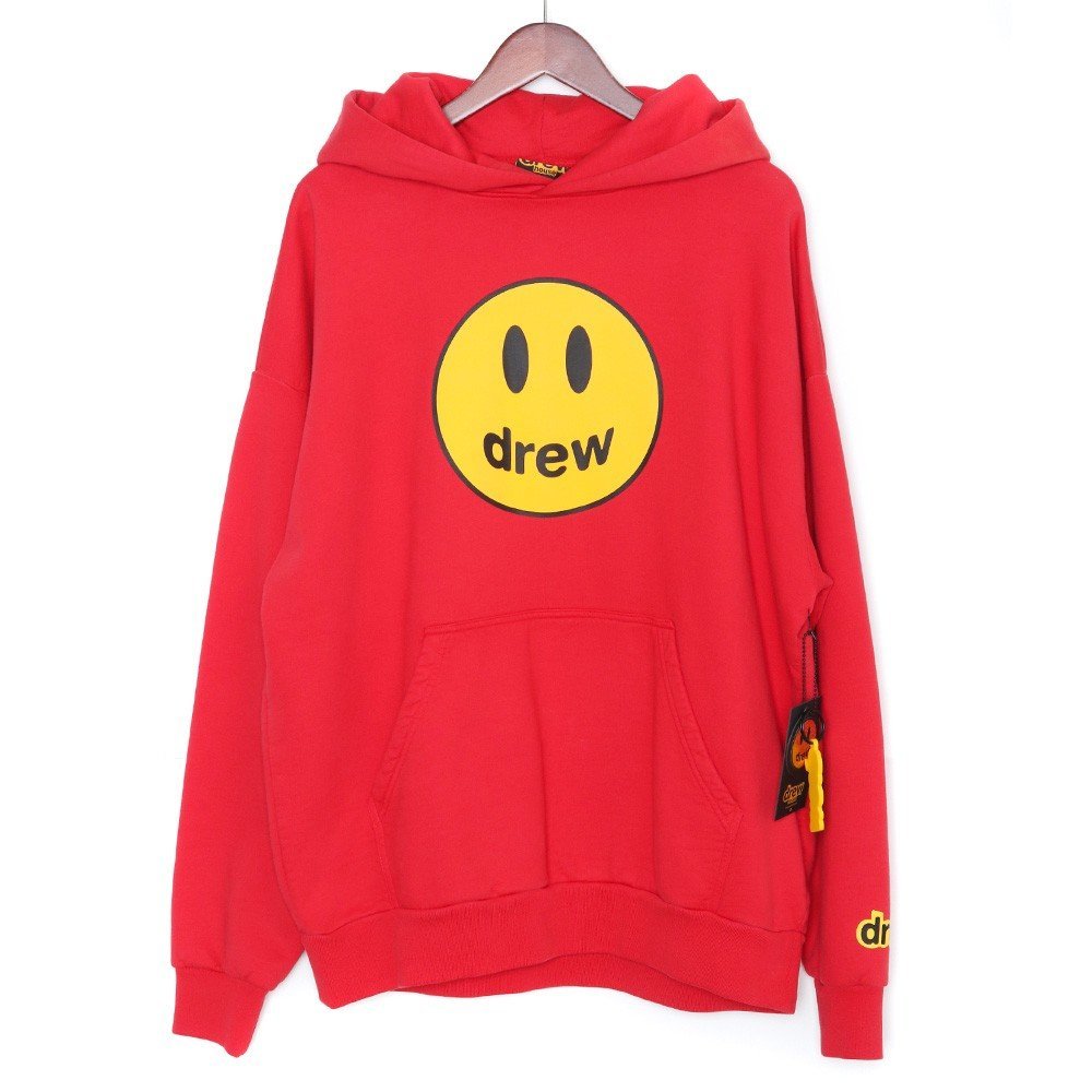 未使用 ドリューハウス DREW HOUSE MASCOT HOODIE レッド Sサイズ