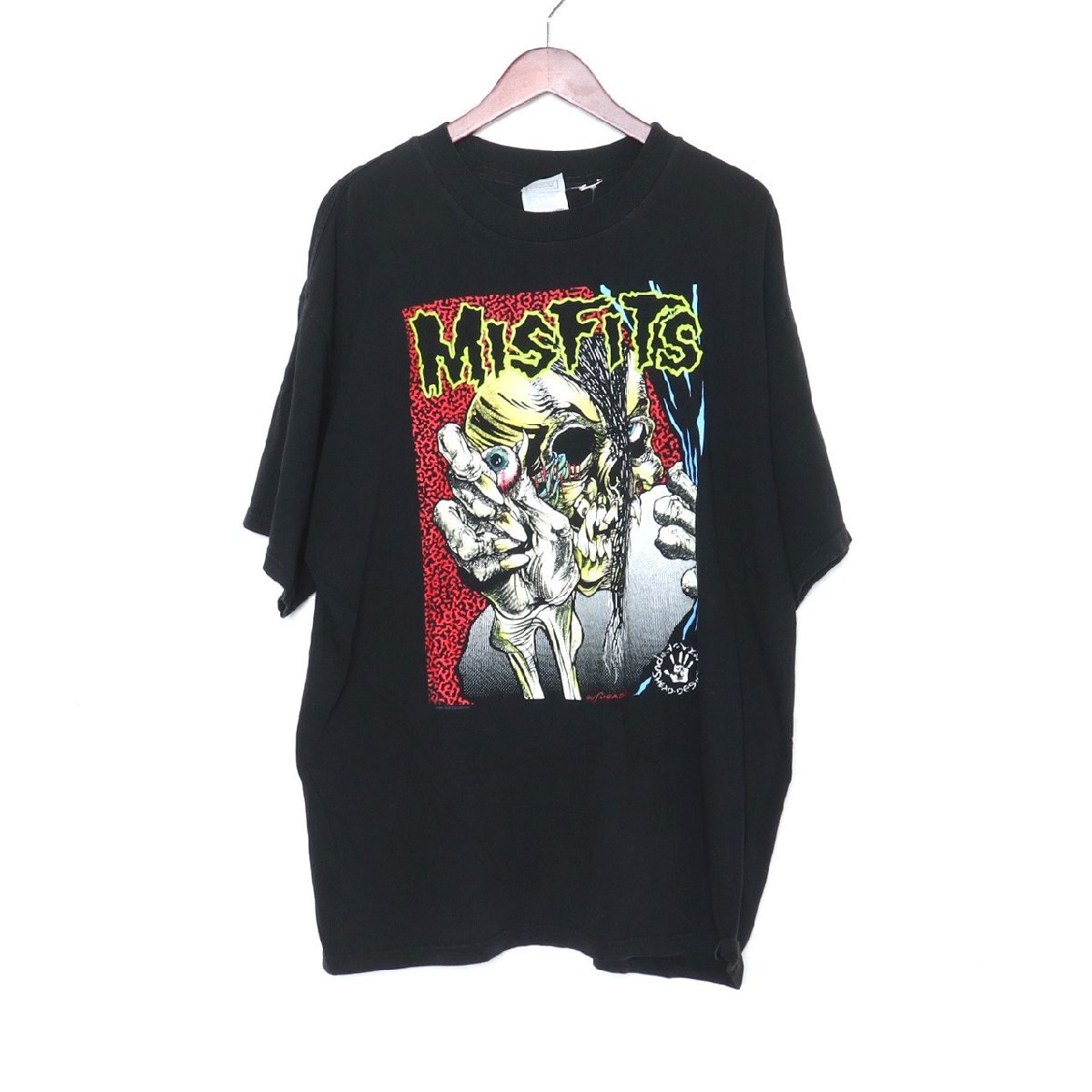 ミスフィッツパスヘッド MISFITS PUSHEAD Design ヴィンテージ バンドT