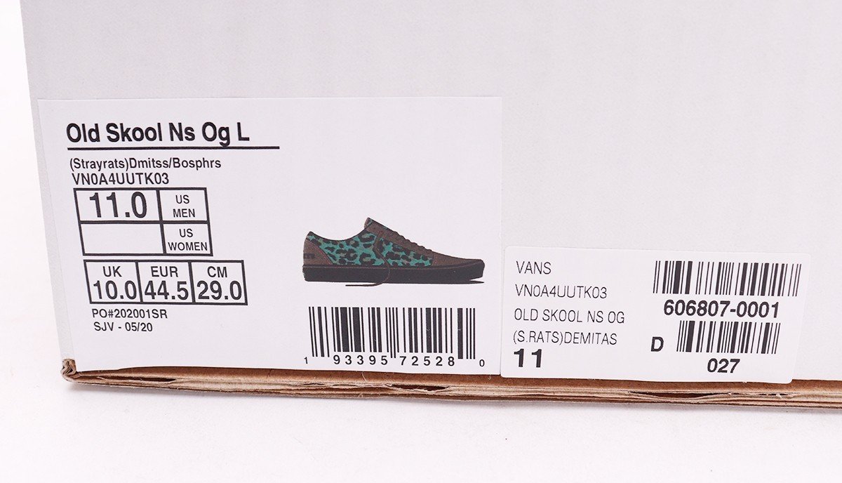 未使用 29cm ストレイ ラッツ バンズボルト STRAY RATS × VANS VAULT