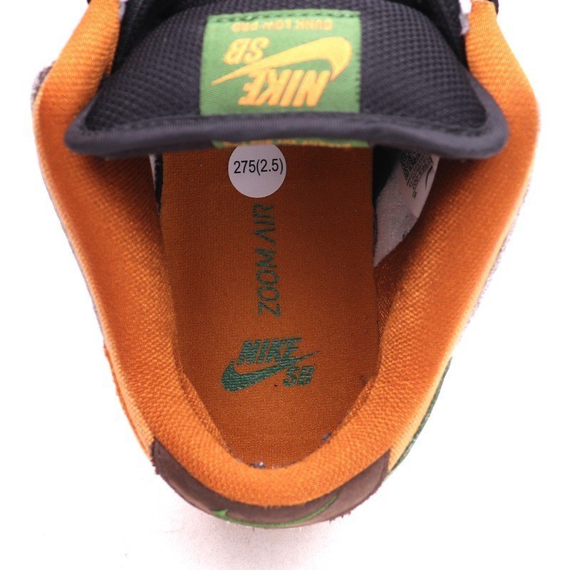 27.5cm ナイキエスビー NIKE SB DUNK LOW PRO ISO SAFARI ダンクロー サファリ スニーカー オレンジ
