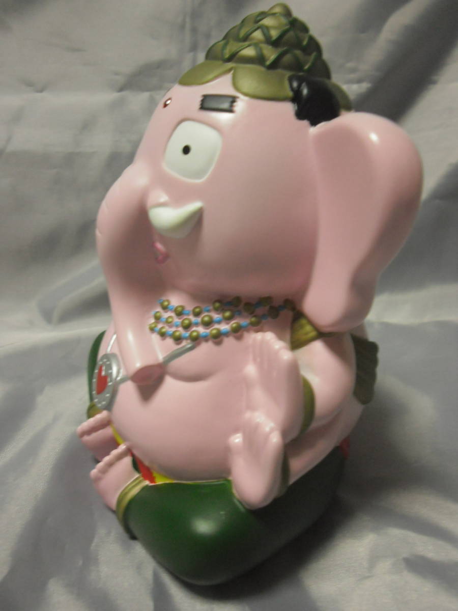 夢をかなえるゾウ ガネーシャ 貯金箱 ソフビ製 ピンク☆未使用品 夢をかなえるゾウ ガネーシャ 貯金箱 ソフビ製 ピンク☆未使用品