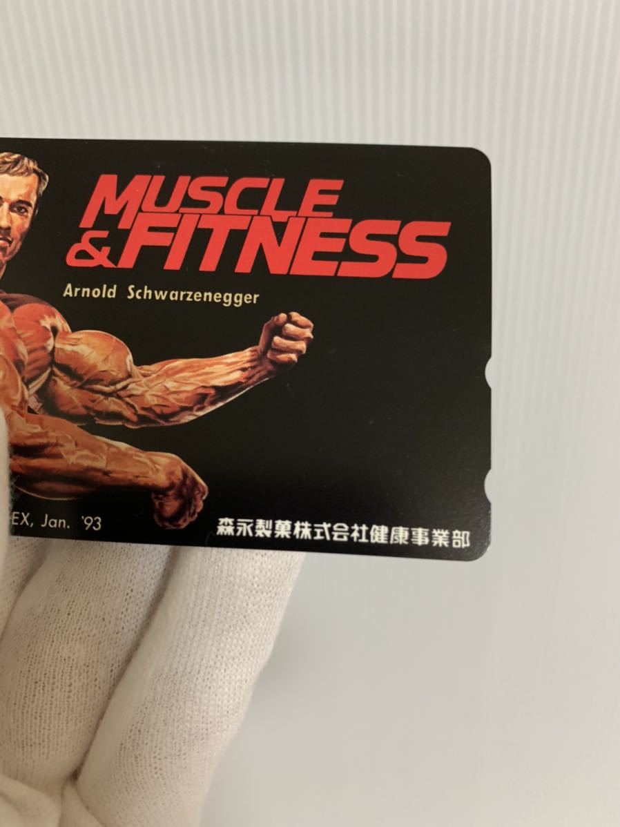 テレホンカード アーノルド シュワルツェネッガー JOE WEIDER’S MUSCLE&FITNESS/森永製菓/テレカ/シュワちゃん/レトロ/説明文必読_画像4