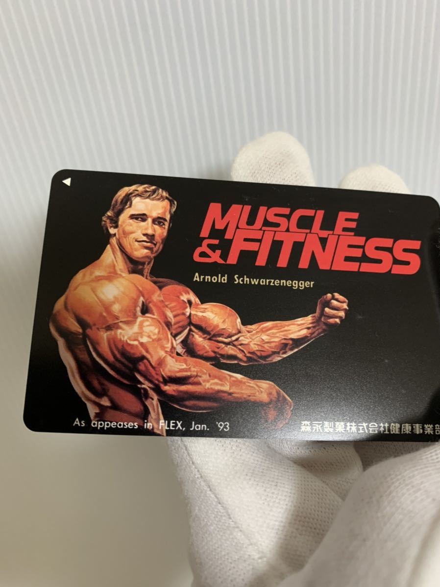 テレホンカード アーノルド シュワルツェネッガー JOE WEIDER’S MUSCLE&FITNESS/森永製菓/テレカ/シュワちゃん/レトロ/説明文必読_画像5