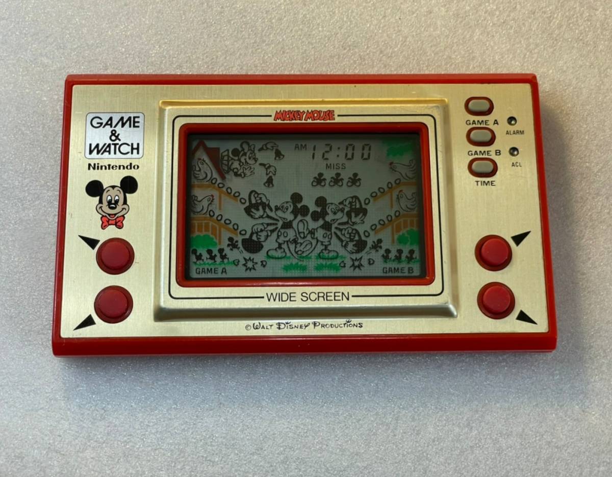 ゲームウォッチ ミッキーマウス 即決 画面良好 ニンテンドー 任天堂