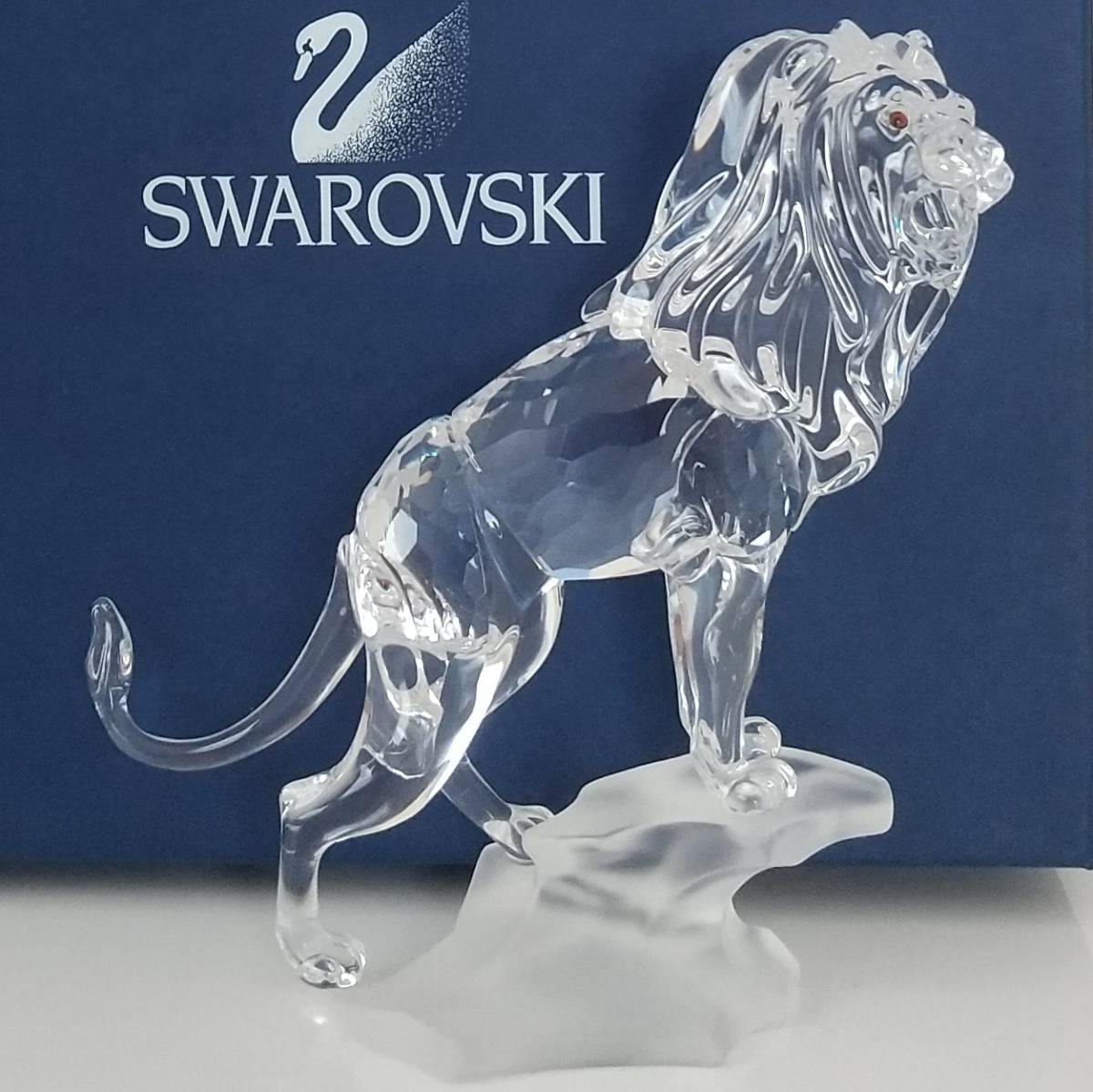 国際ブランド スワロフスキー 269377 ライオン SWAROVSKI クリスタル 置物