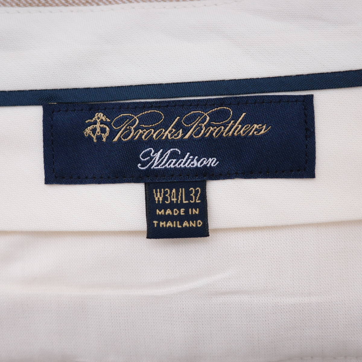  Brooks Brothers linen slacks W34L32 DEAD STOCK BROOKS BROTHERS Madison IRISH LINEN herringbone trousers