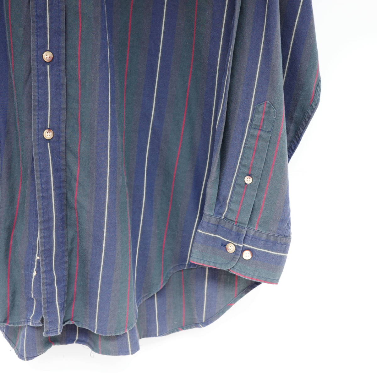 ブルックスブラザーズ ストライプ ボタンダウンシャツ Lサイズ(国内XL相当) Brooks Brothers B.D.stripe shirt SPORT SHIRT_画像4