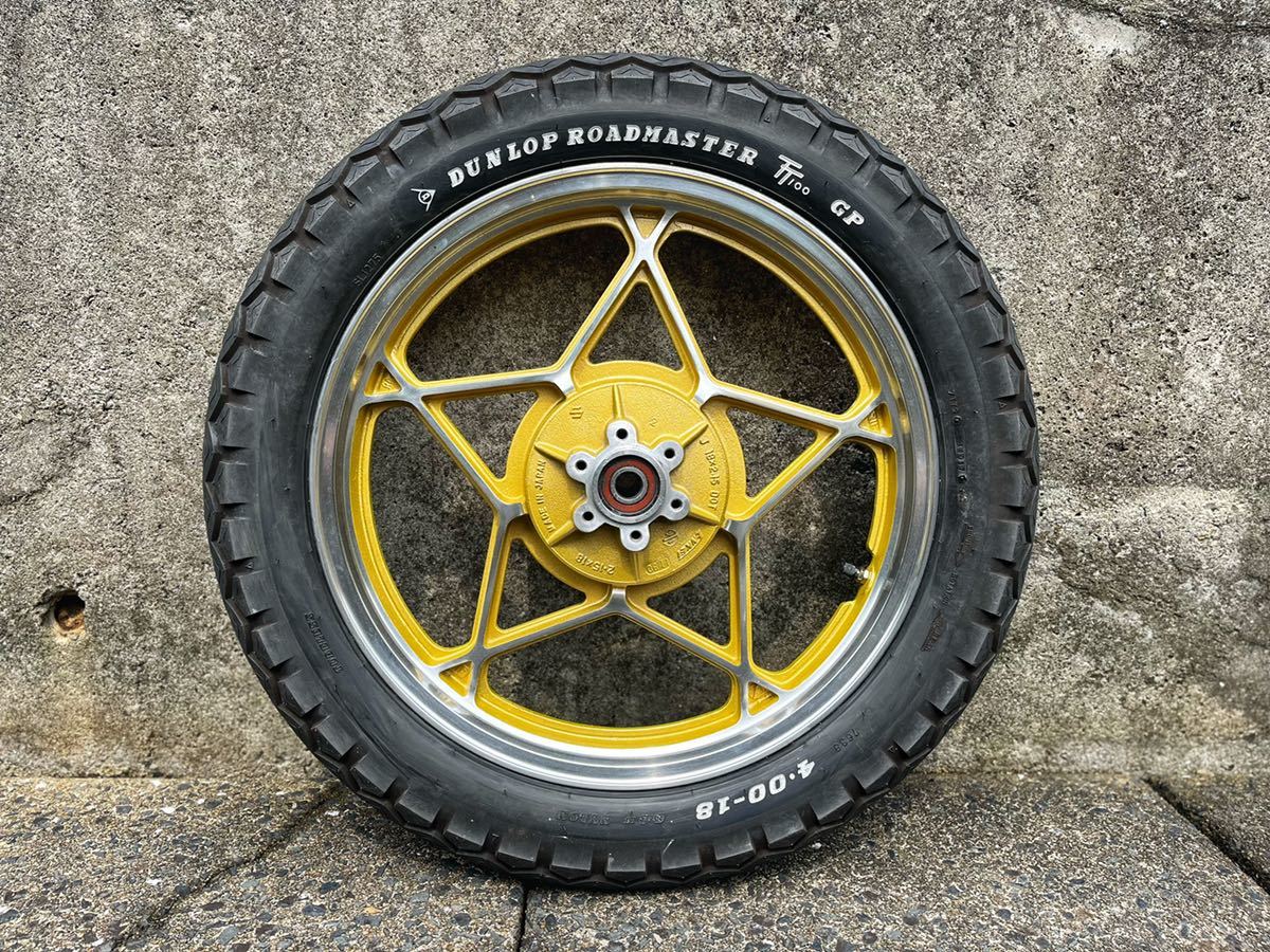 GS750 ホイール 星型キャスト 前後セット GS750E GS400 GS400E 美品