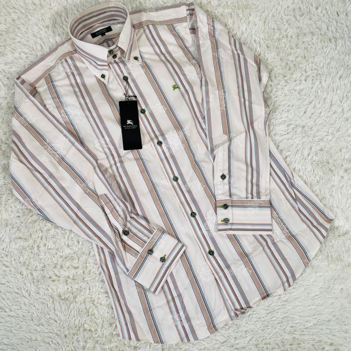 2022秋冬新作 大人気 BURBERRY BLACK LABEL シャドーホースストライプ