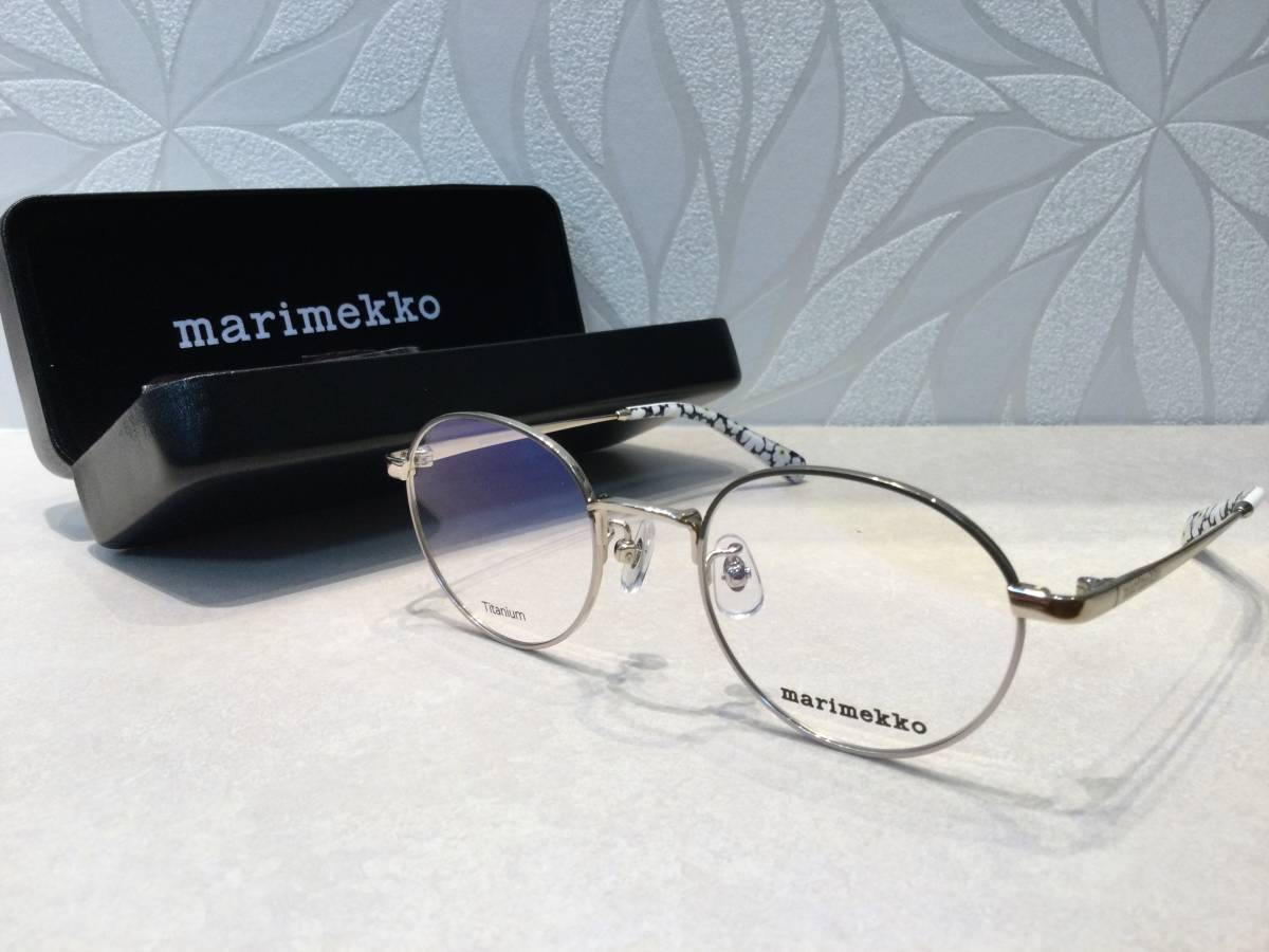 新品】marimekko マリメッコ メガネフレーム 32-0010 ゴールドカラー