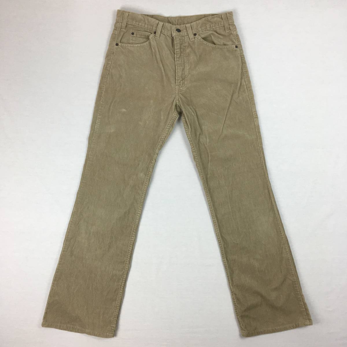 【90s】Levi's リーバイス 517-1523 517-15 日本製 91年 コーデュロイ W33 L34 ブーツカット パンツ 白タブ_画像3