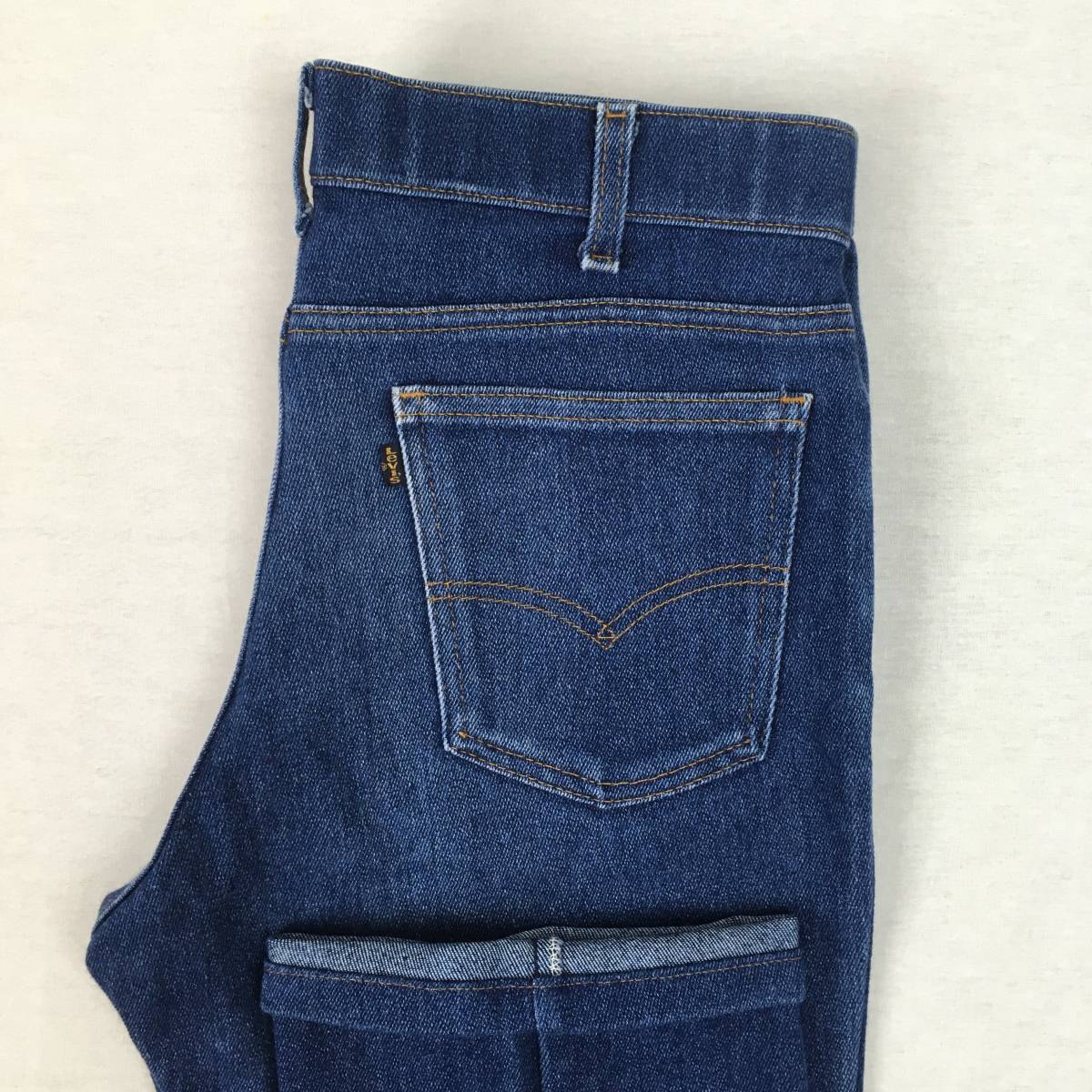 【80s】Levi's リーバイス 40547-2317 米国製 88年 ストレッチ デニム パンツ ジーンズ ストレート W34 L32 ジップフライ 黒タブ 刻印549_画像1