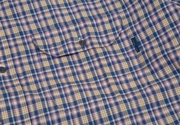  Karl hell mKarl Helmut over check button down shirt blue multi L [ men's ]