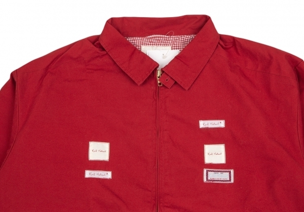  Karl hell mKarl Helmut cotton patch back Logo drizzler jacket jacket red M [ men's ]