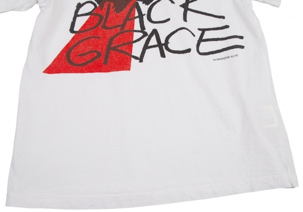 アンダーカバーUNDERCOVER MAGAZINE ALIVE限定 BLACK GRACEロゴTシャツ 白S 【レディース】_画像6