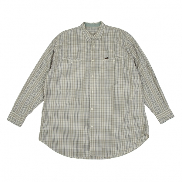 【メール便不可】 パパスPapas アローポケットチェックシャツ 緑L 【メンズ】 パパス 【メール便不可】 パパスPapas アローポケットチェックシャツ 緑L 【メンズ】 パパス