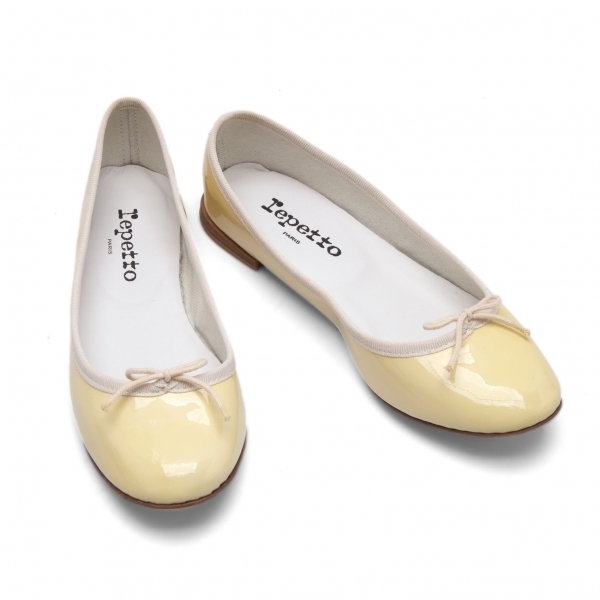 レペットrepetto エナメルバレエシューズ クリーム37(23.5位) 【レディース】_画像1