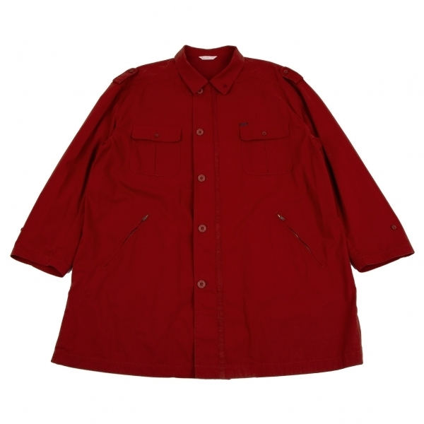 高評価の贈り物 パパスPapas M65フィールドジャケット 赤L 【メンズ】 パパス