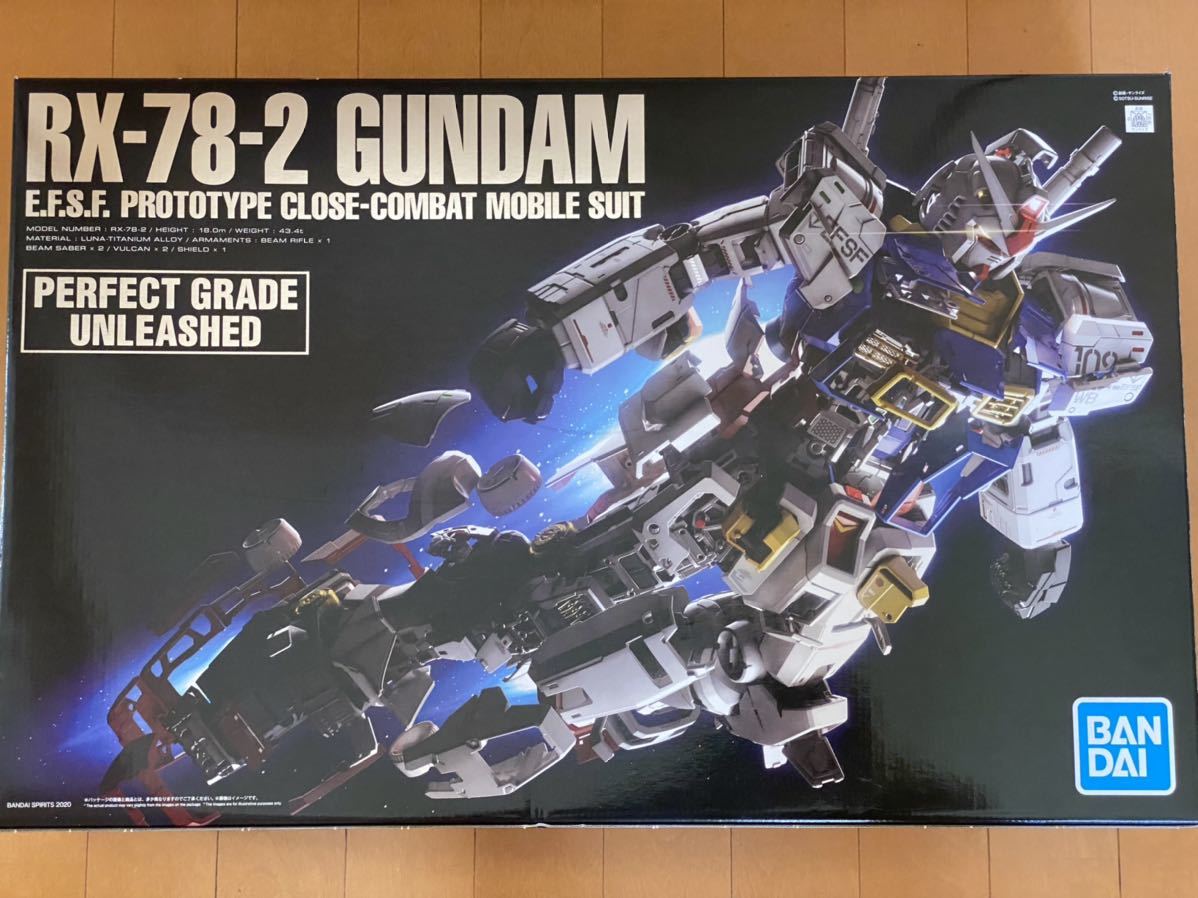 新品未組立 バンダイ 機動戦士ガンダム 1/60 PG UNLEASHED RX-78-2