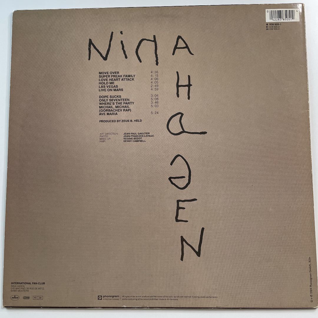 Nina Hagen Nina is -gen/ Nina Hagen record 