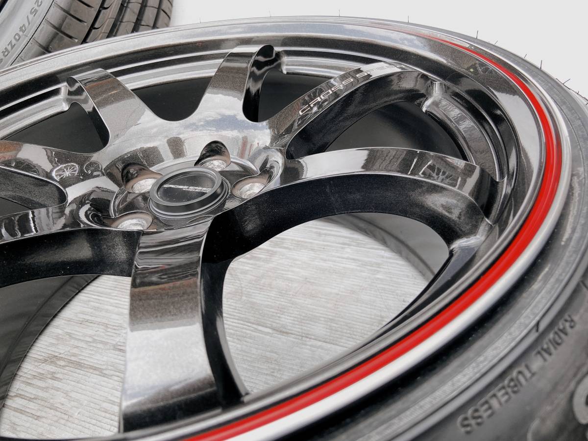 至上至上軽量 クロススピードCR7 18インチ 86 BRZ 8.5J 9.5J ホイール