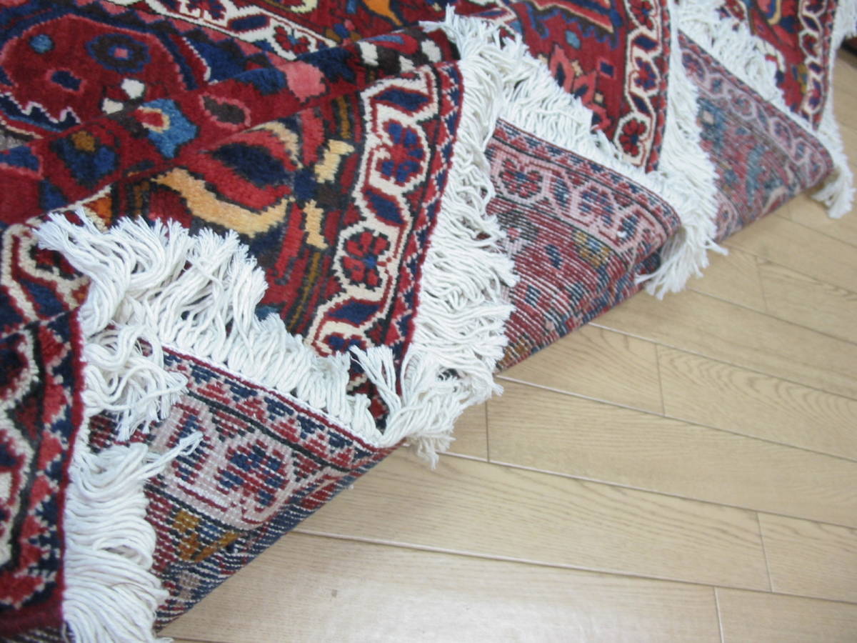 1000¥start ペルシャ絨毯 302x205 手織り バクティヤリ産 AB397 1000¥start ペルシャ絨毯 302x205 手織り バクティヤリ産 AB397