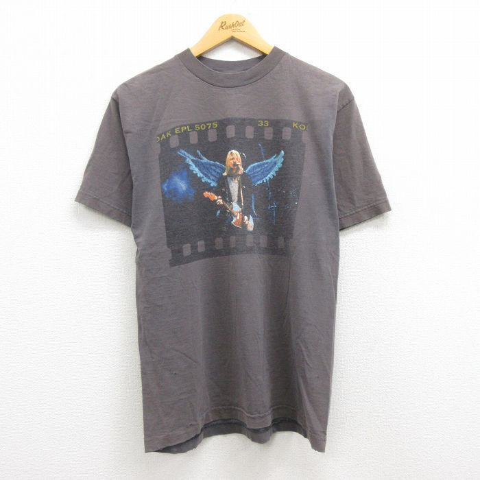 M/古着 半袖 ビンテージ ロック バンド Tシャツ メンズ 90s カート