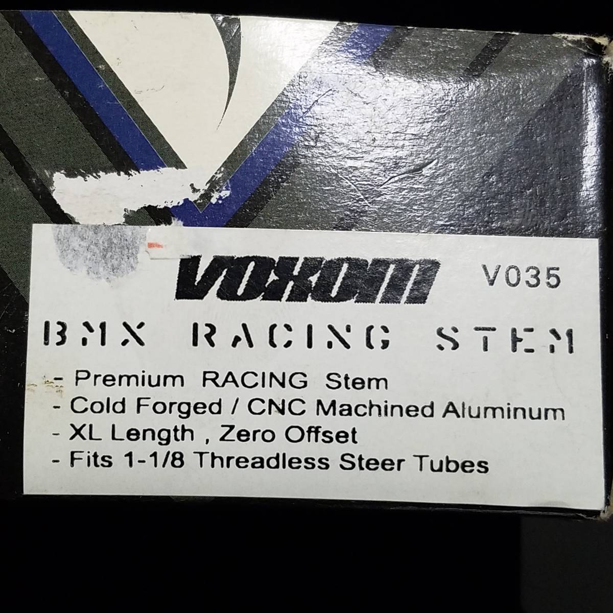 BMX VOXOM VO35 RACING STEM ステム　未使用品 ステッカーと外箱付き　　予備 コレクション レストア 貴重 レア_画像10