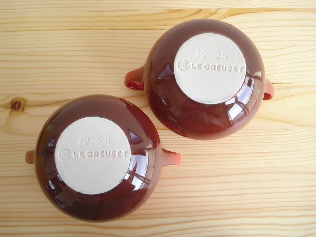 ルクルーゼ スープボール 2個セット チェリーレッド 新品 ルクルーゼ スープボール 2個セット チェリーレッド 新品