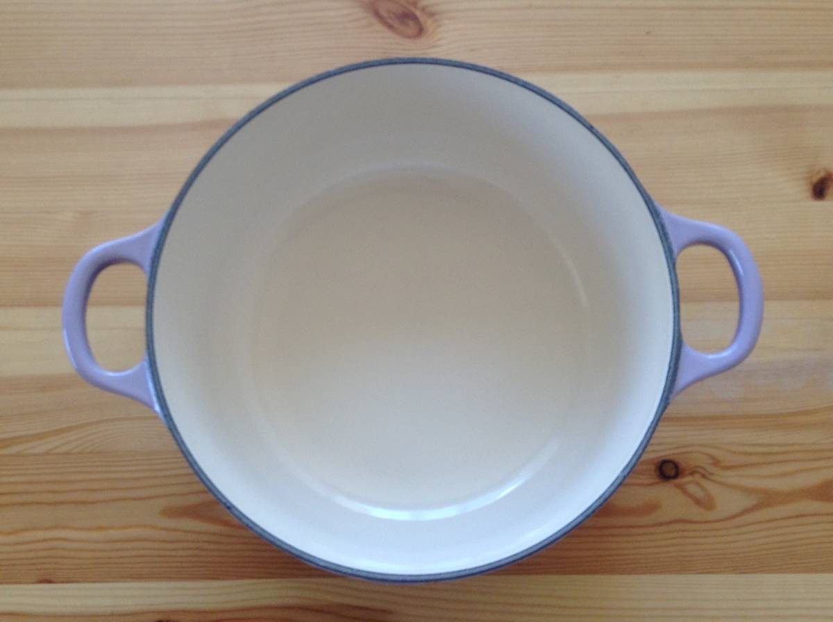 ルクルーゼ ココットロンド 20cm ブルーベルパープル□両手鍋 鋳物