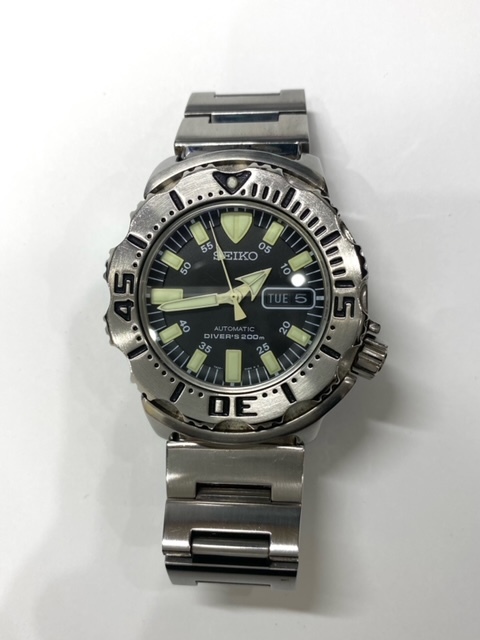 SALE/60%OFF】SEIKO 時計 ダイバー デイデイト 200m防水 ブラック