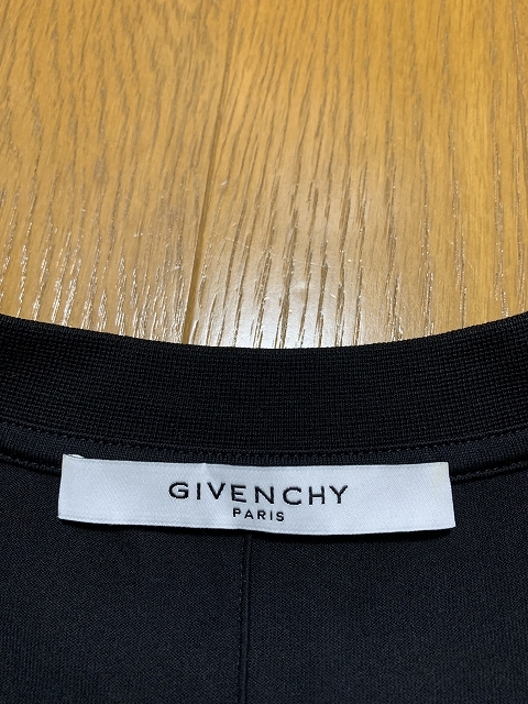 S 美品 GIVENCHY SEQUIN ロゴ Tシャツ ジバンシー BM706S3Y2A_画像3