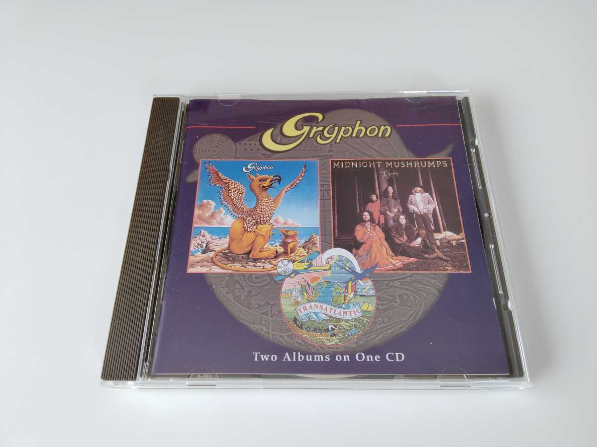 Gryphon /Gryphon(73年1st)/Midnight Mushroom(74年2nd) 2in1CD CASTLE UK ESMCD356 96年リリース,中世フォーク,ルネサンス,英プログレ_画像1