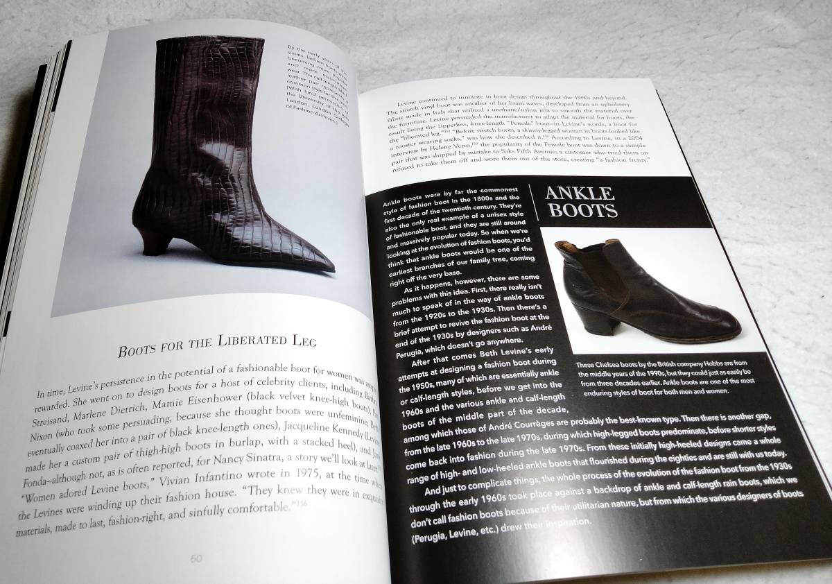 ＜洋書＞ファッションブーツの歴史『Made for Walking: A Modest History of the Fashion Boot』～ブーツは歩くために作られた_画像6