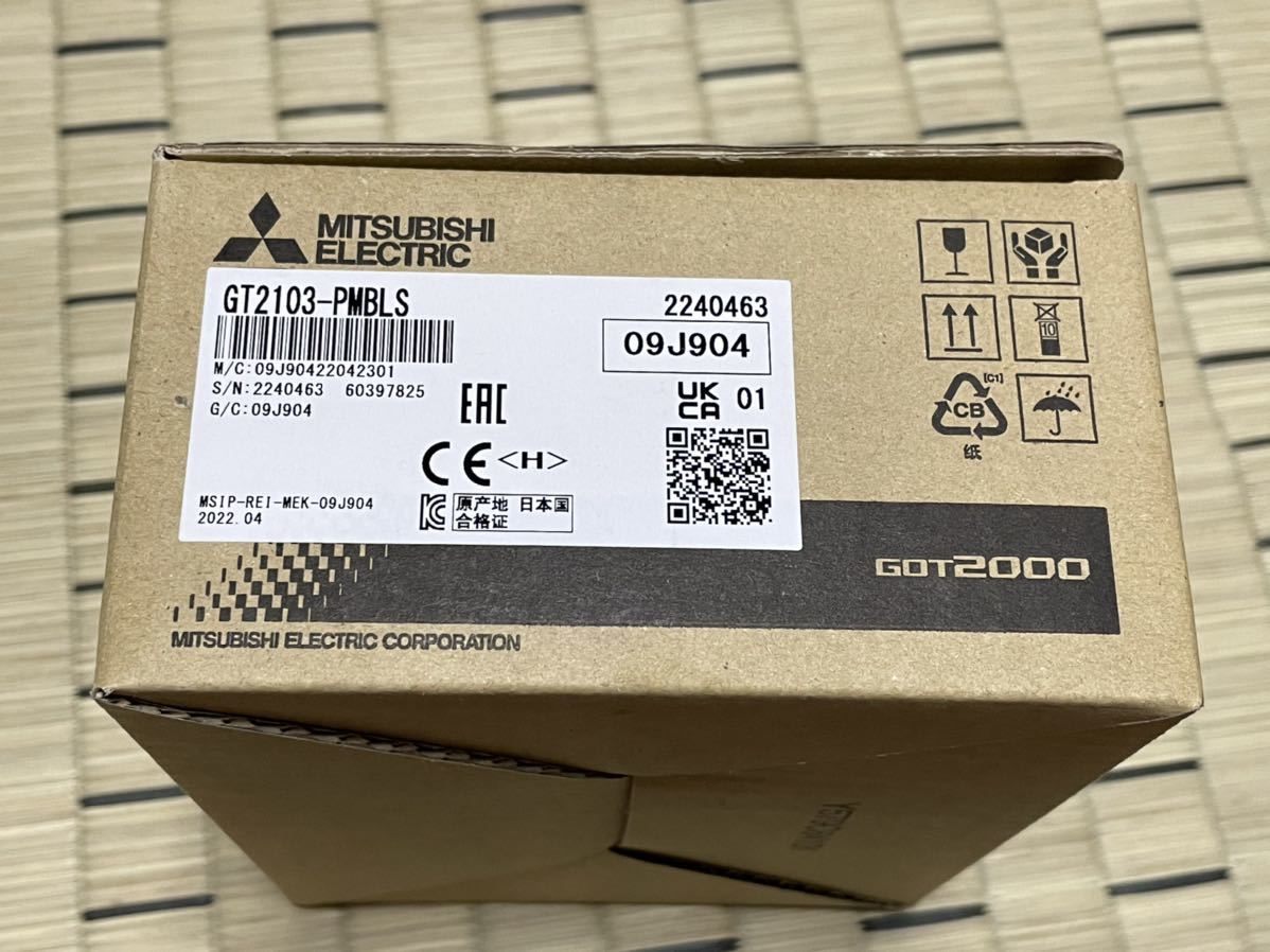三菱 タッチパネル GT2103-PMBLS 新品未使用品 未開封 2022.4製 三菱