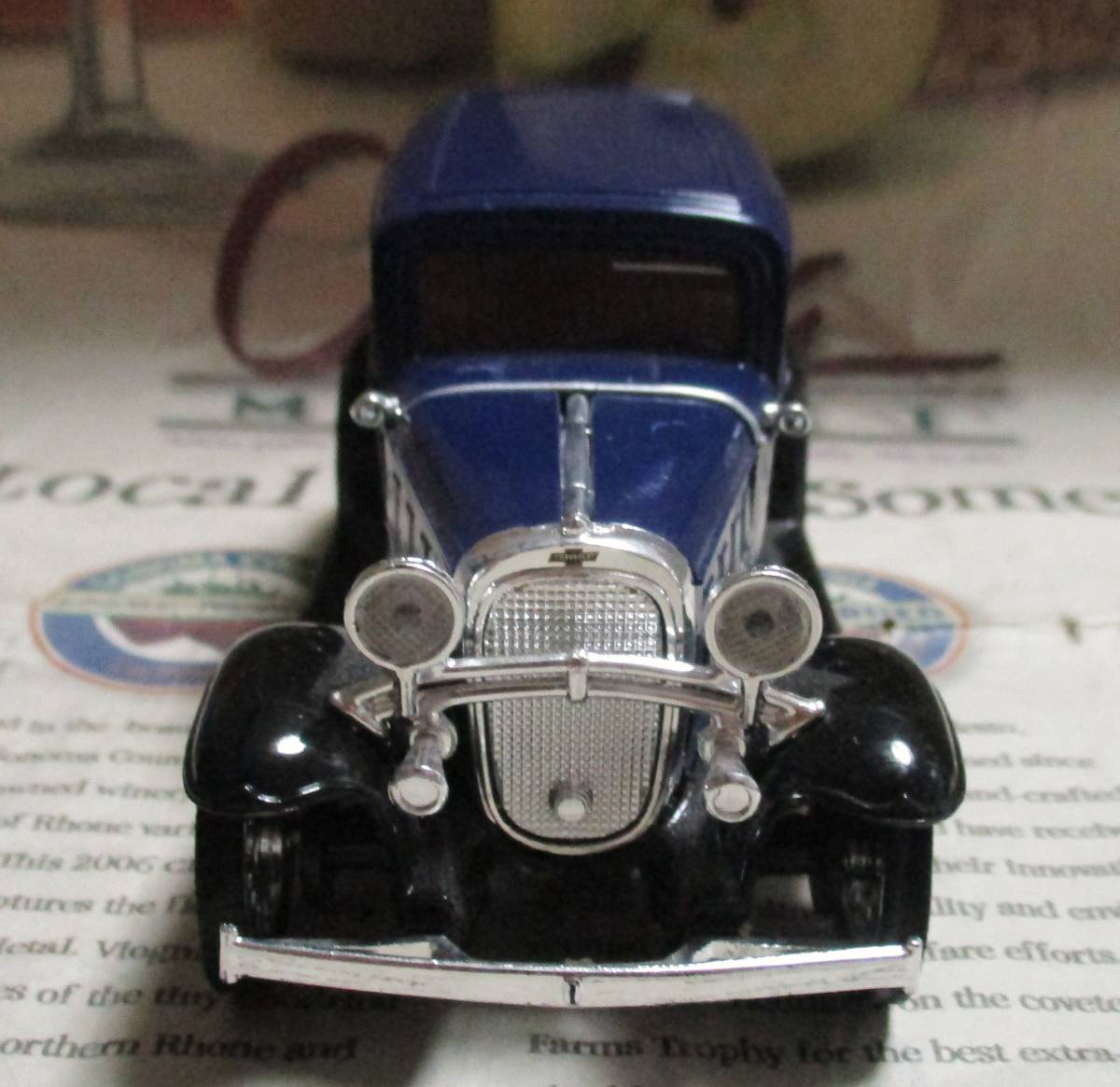 * out of print *NMMM*1/32*1932 Chevrolet Standard Coach blue ≠ Franklin Mint 