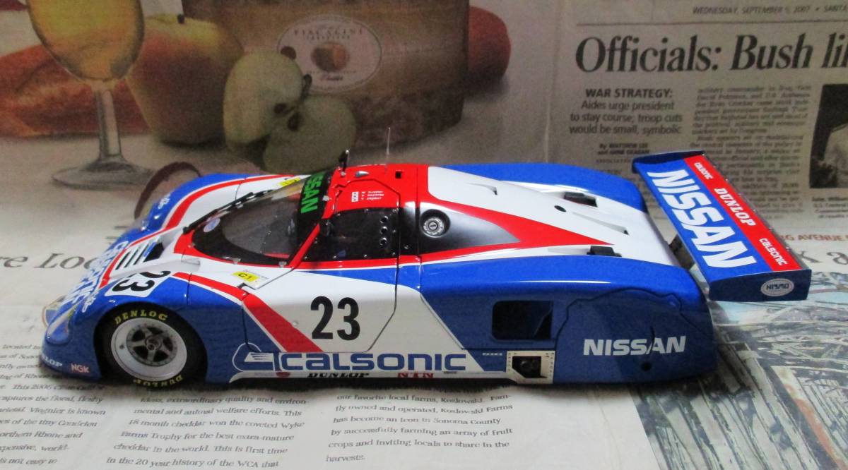 * очень редкий распроданный *EXOTO*1/18*1989 Nissan R89C #23 1989 Le Mans 24h* Nissan * Ла Манш 