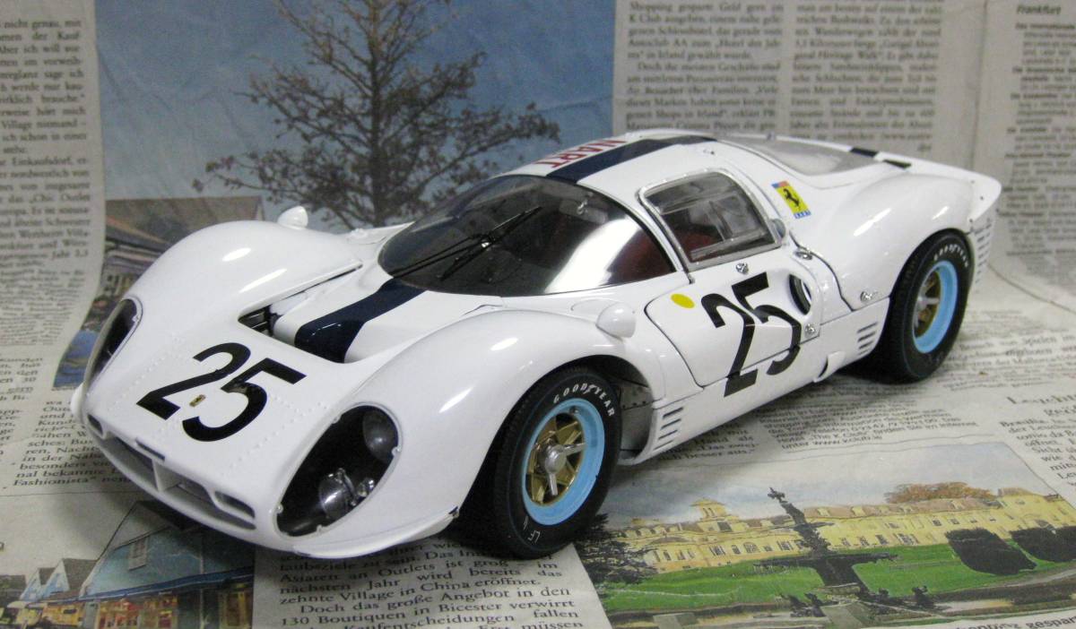 * распроданный * мир 412 шт. *GMP*1/18*1967 Ferrari 412P NART #25 1967 Le Mans 24h≠EXOTO