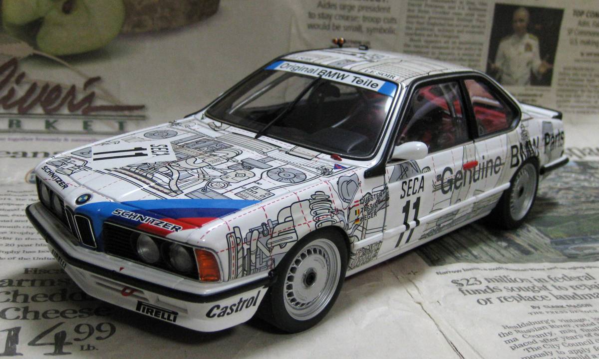 【12月スーパーSALE 15%OFF】
CSi 635 ★激レア絶版★ディーラー限定*AUTOart*1/18*BMW #11 24h Spa-Francorchamps 1986 レーシングカー 【12月スーパーSALE 15%OFF】
CSi 635 ★激レア絶版★ディーラー限定*AUTOart*1/18*BMW #11 24h Spa-Francorchamps 1986 レーシングカー